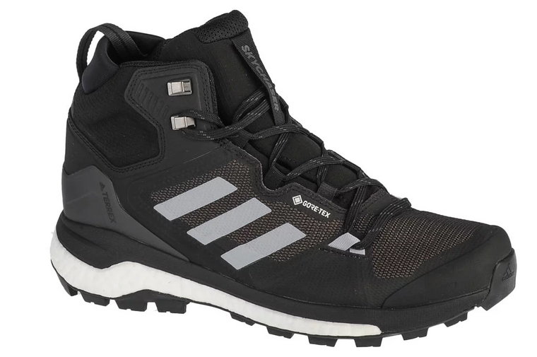 adidas Terrex Skychaser 2 Mid GTX FZ3332, Męskie, Czarne, buty trekkingowe, przewiewna siateczka, rozmiar: 42