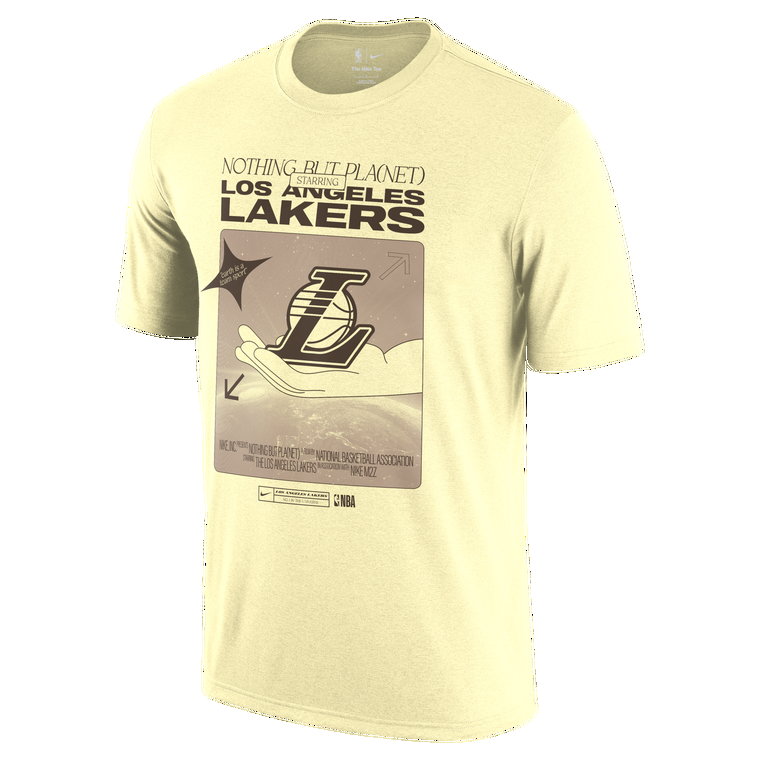 T-shirt męski Los Nike NBA Angeles Lakers - Brązowy