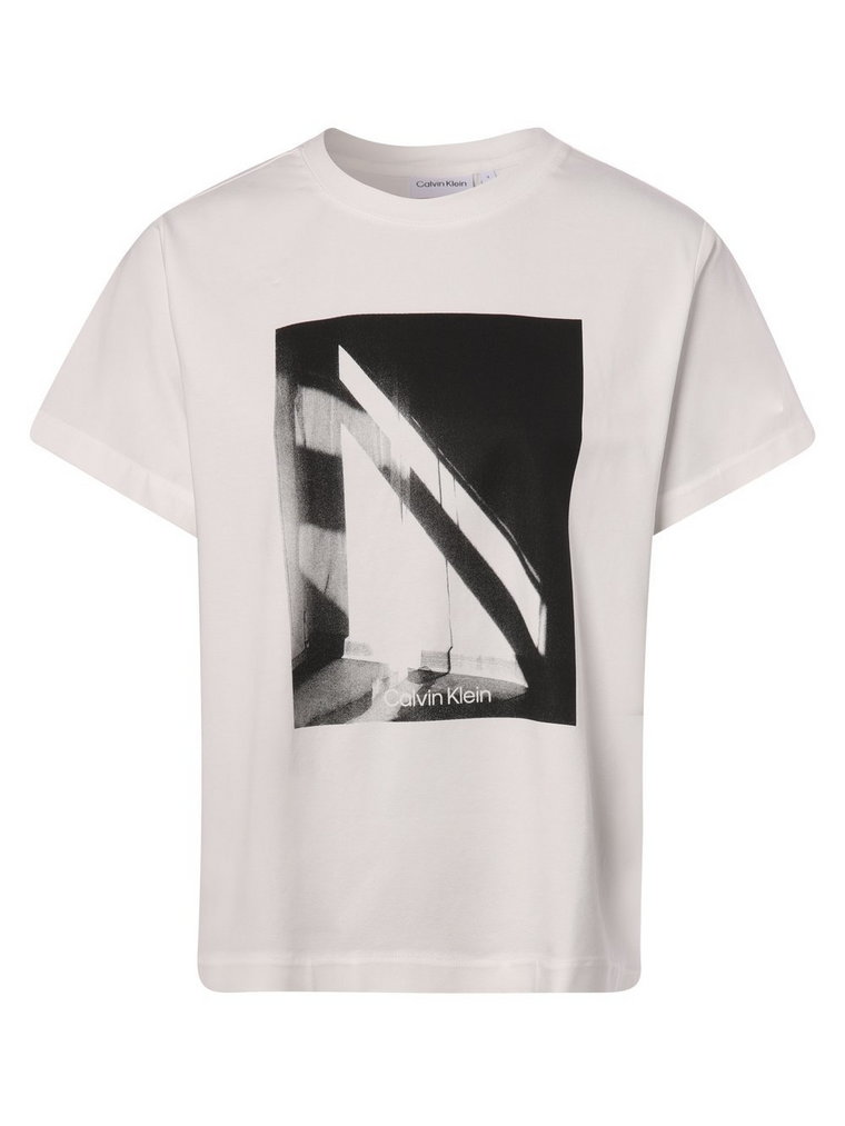 Calvin Klein - T-shirt damski, biały