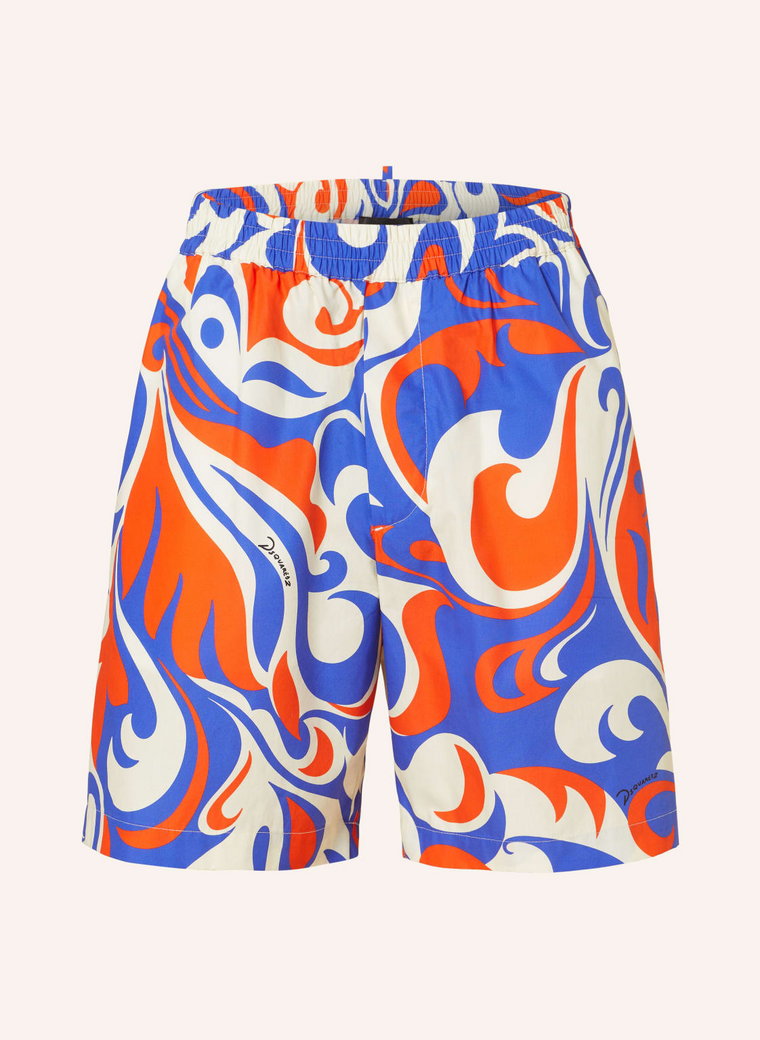 dsquared2 Szorty Palm Beach Waves orange