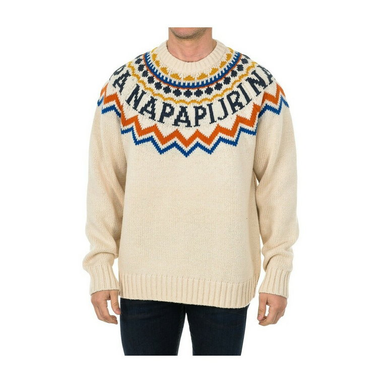 Sweter z okrągłym dekoltem Napapijri