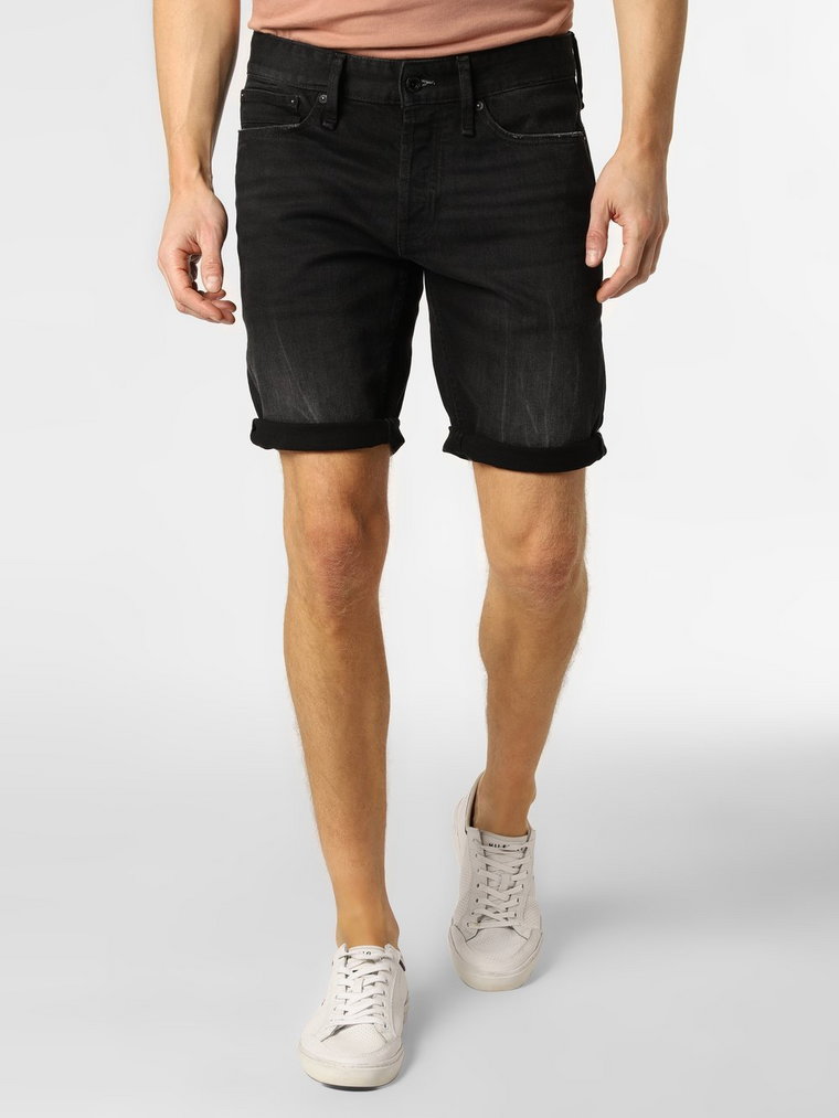 DENHAM - Męskie spodenki jeansowe  Razor Short, czarny