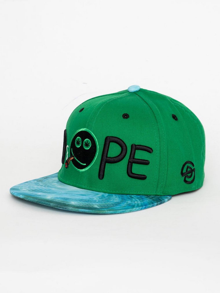 Czapka Z Daszkiem Snapback Zielona Royal Blue Emoji Dope