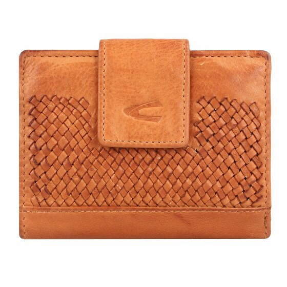 camel active Wave Portfel Ochrona RFID Skórzany 10.5 cm cognac