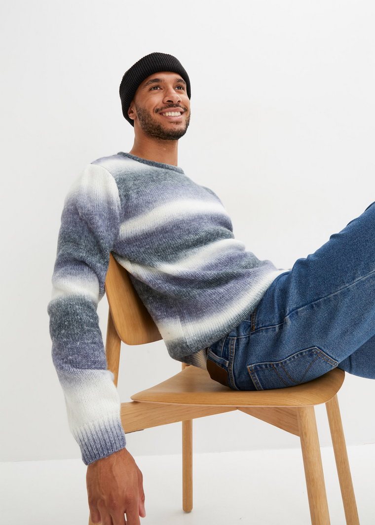 Sweter w cieniowanym kolorze
