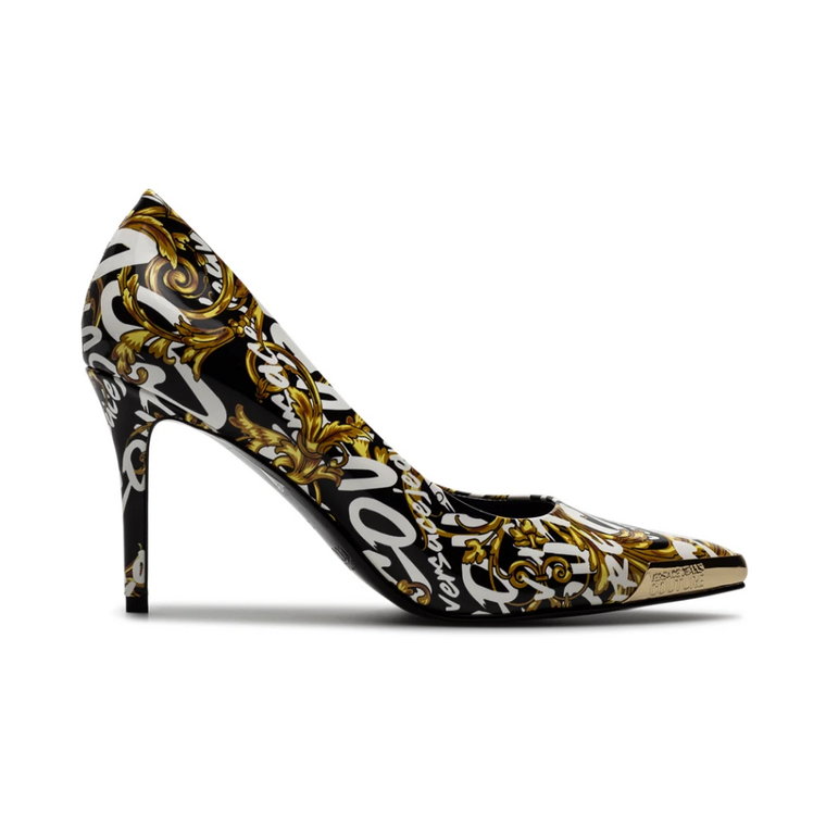 Women Shoes Heels Decollete Versace Jeans Couture 73Va3S50 Zs366 G89 Czarny Versace Jeans Couture