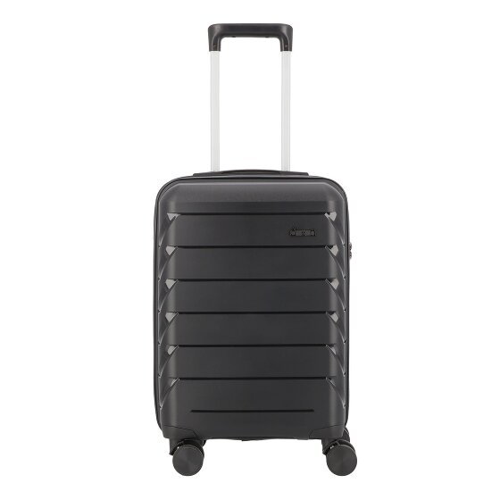 d&n Travel Line 4100 4 kółka Walizka kabinowy S 54 cm black