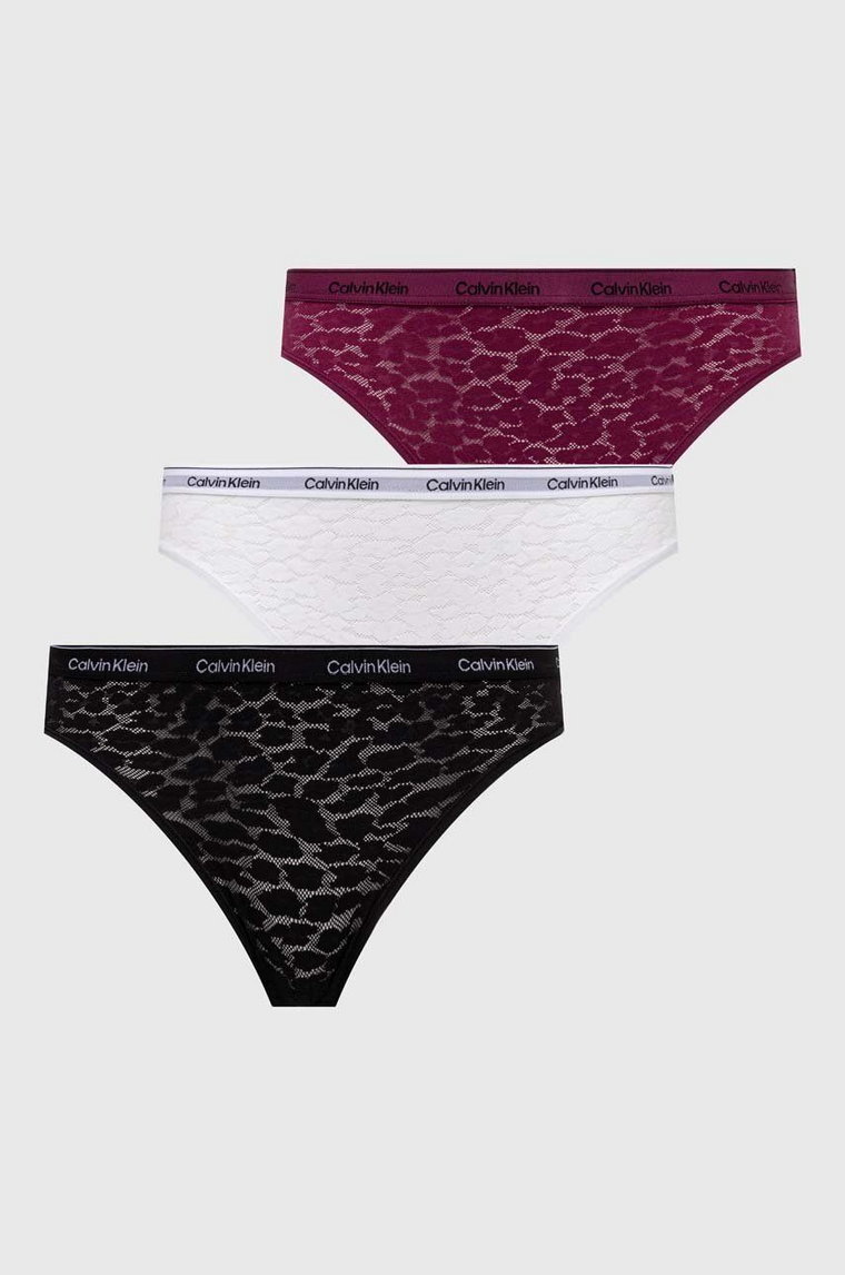 Calvin Klein Underwear brazyliany 3-pack z koronki