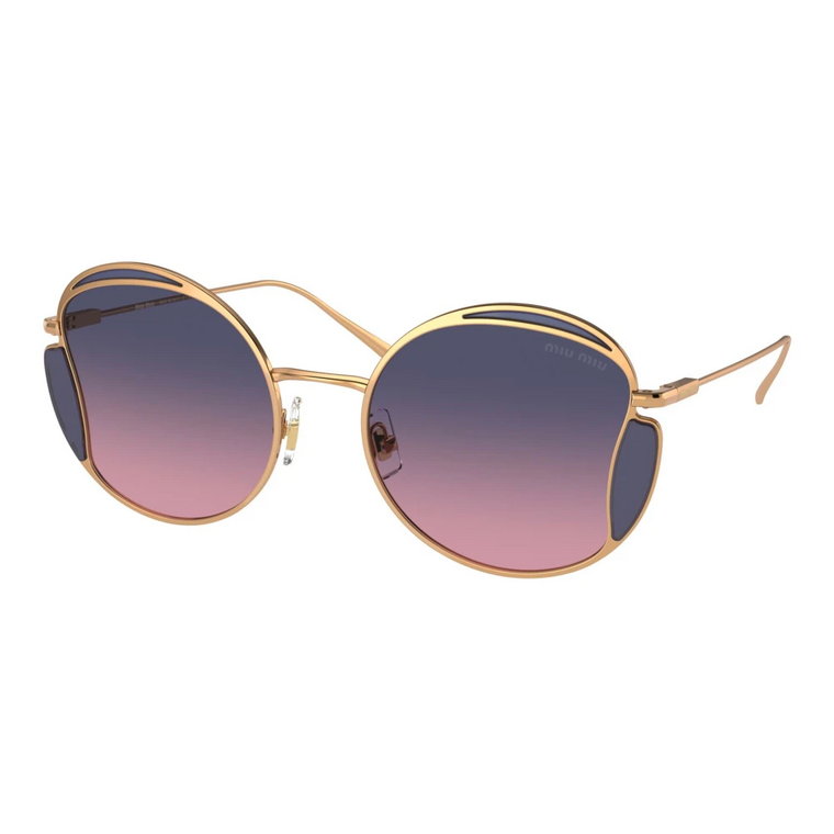 Okulary LA Mondaine Rose Gold/Blue Pink Miu Miu