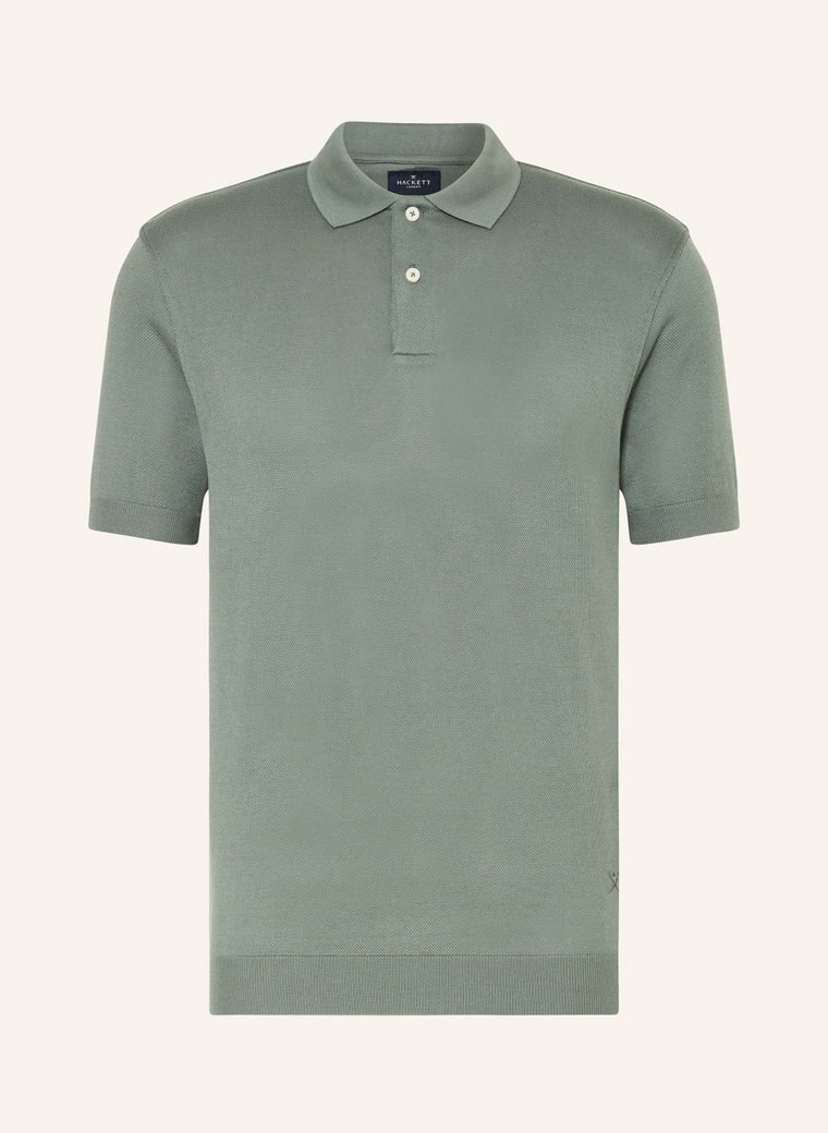 Hackett London Koszulka Polo Z Piki Classic Fit gruen