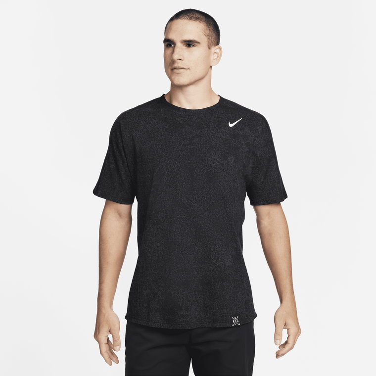 Męska koszulka z krótkim rękawem do golfa Nike Golf Club - Zieleń
