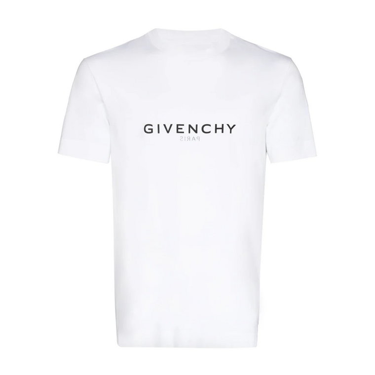 Żakardowy Crew-Neck Bawełniany T-shirt Givenchy