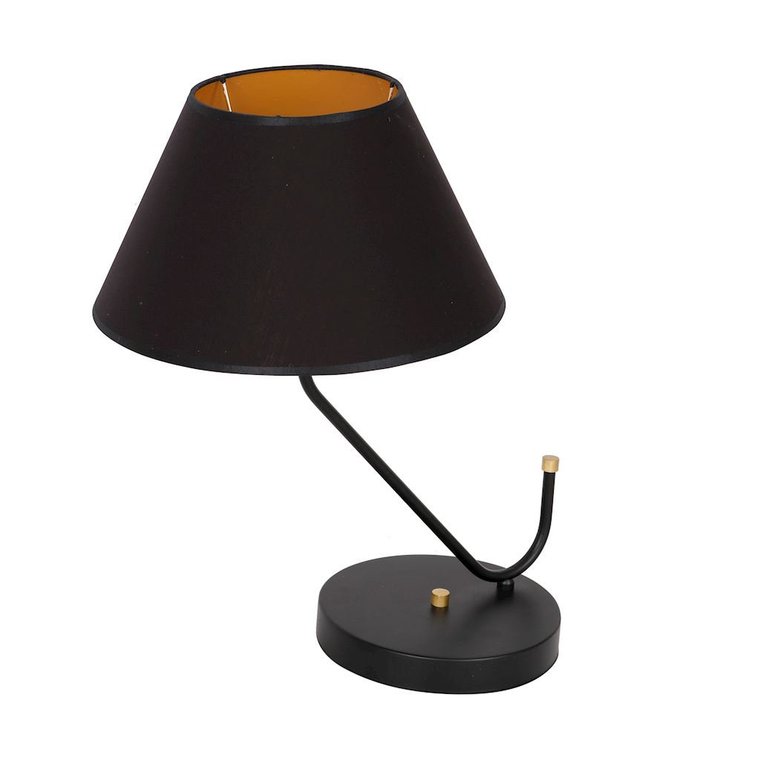 Lampa stołowa MILAGRO Victoria, 20 W, E27, czarno-złota, 50x30x45 cm