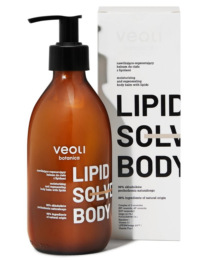 Veoli Botanica Lipid Solve Body nawilż.-regener. Balsam do ciała z lipidami 290 ml
