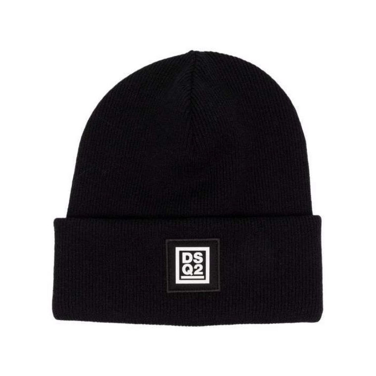 Stylowa czapka beanie z logo Dsquared2