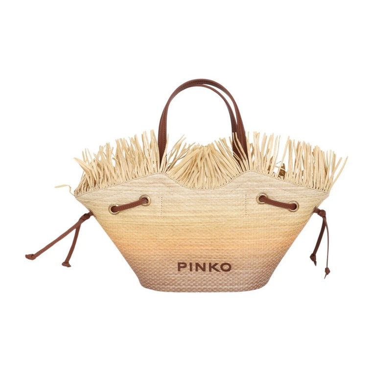 Żółta Ombre Small Pagoda Shopper Pinko