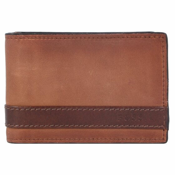 Fossil Quinn Wallet Leather 11 cm Money Clip braun