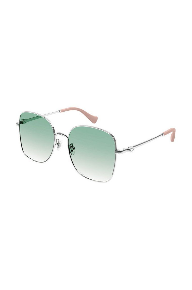Gucci okulary przeciwsłoneczne damskie kolor srebrny GG1143S