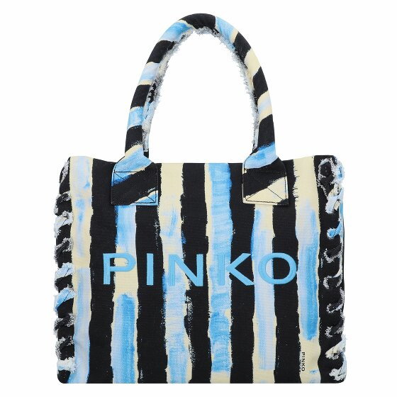 PINKO Beach Torba na ramię 39 cm nero-blu-bianco