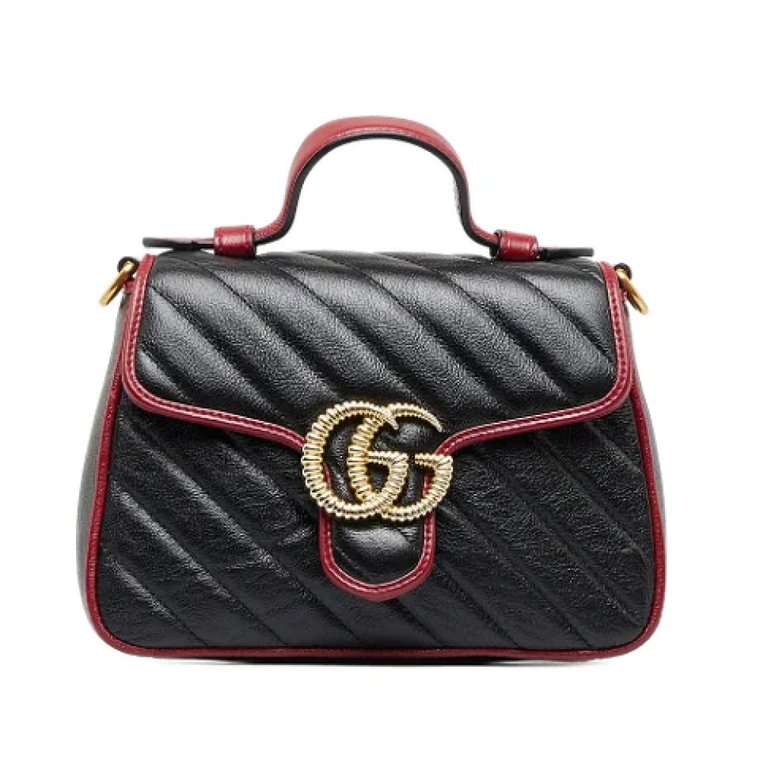 Pre-owned Leather handbags Gucci Vintage