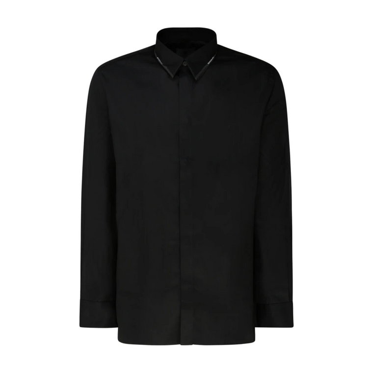 Czarne Koszule ze Stylem Givenchy
