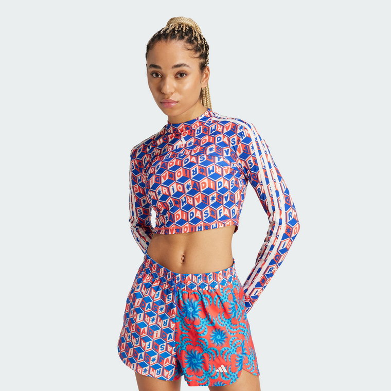 Koszulka adidas x FARM Rio Crop Long Sleeve