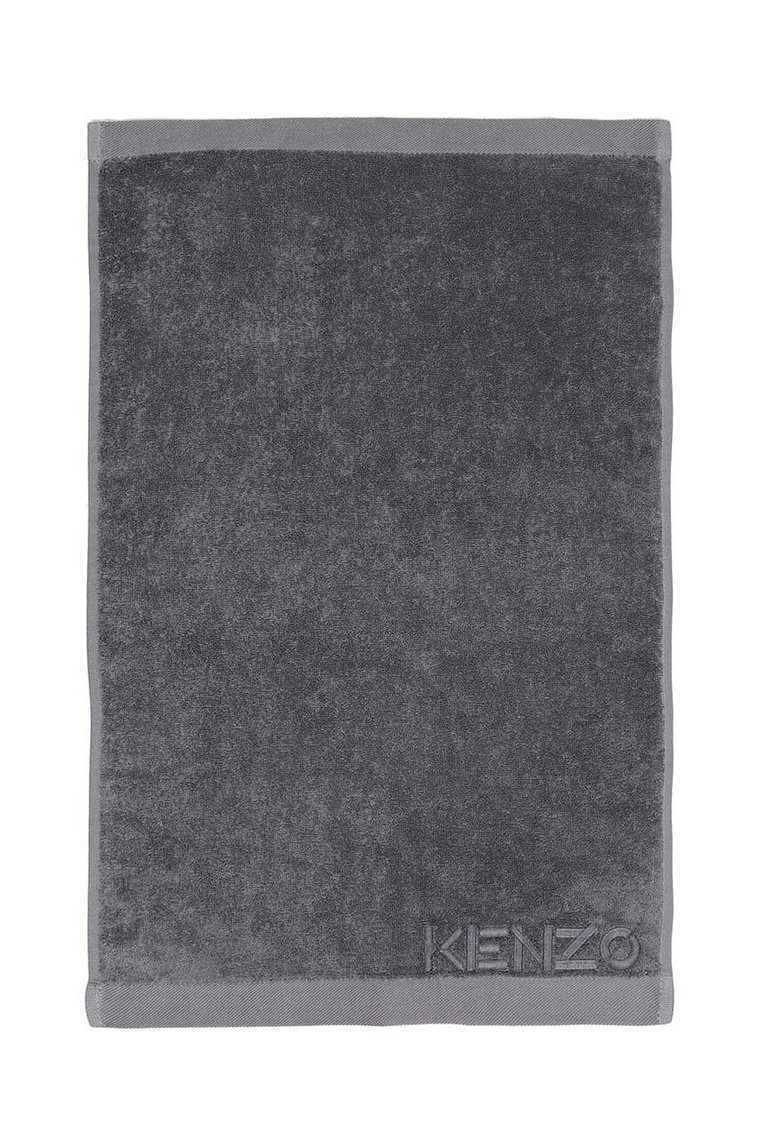 Kenzo mały ręcznik bawełniany Iconic Gris 55x100 cm