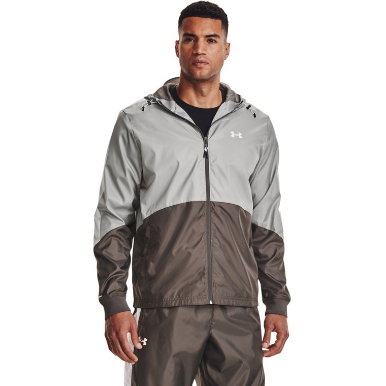 Męska kurtka treningowa UNDER ARMOUR UA Legacy Windbreaker - brązowa