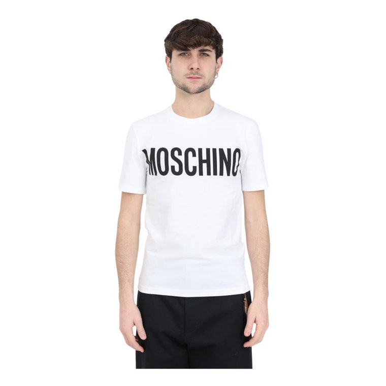 Koszulki i Pola z nadrukiem logo Moschino