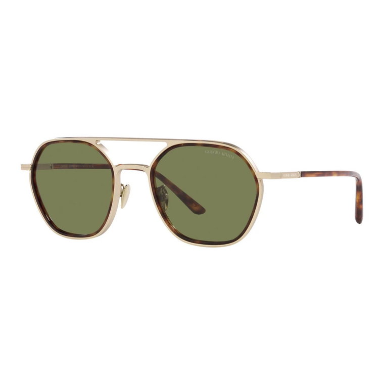 Pale Gold/Green Okulary przeciwsłoneczne AR 6145 Giorgio Armani