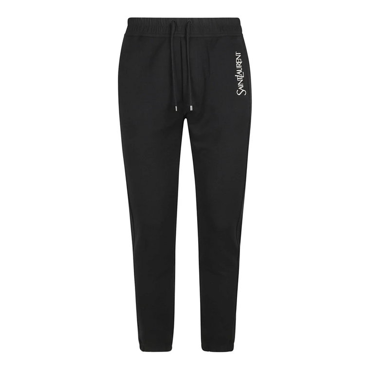 Bawełniane Spodnie do Joggingu, Bądź wygodny i stylowy Saint Laurent