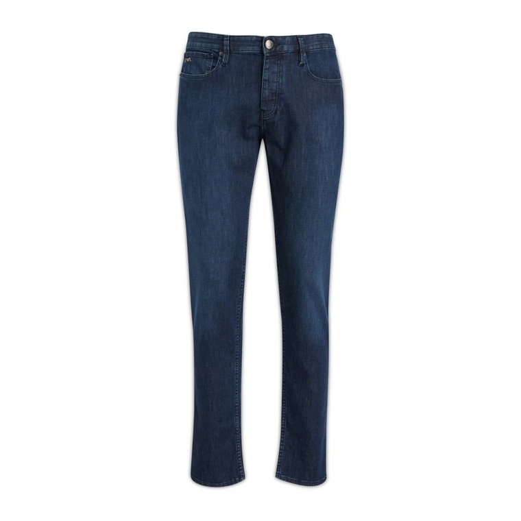 Klasyczne Straight Fit Jeans Emporio Armani