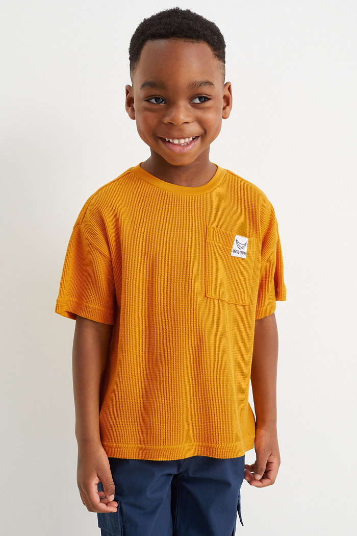 C&A Banan-koszulka z krótkim rękawem, Pomarańczowy, Rozmiar: 134