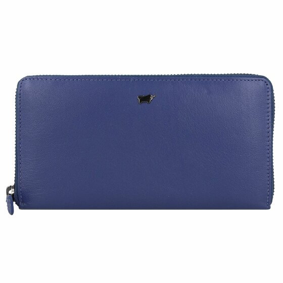 Braun Büffel Anna Wallet RFID Leather 19 cm saphir