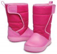 Crocs Lodge Point Snow Boot K 204660 B14 C6 I Eu 23 Candy Pink/Party Pink