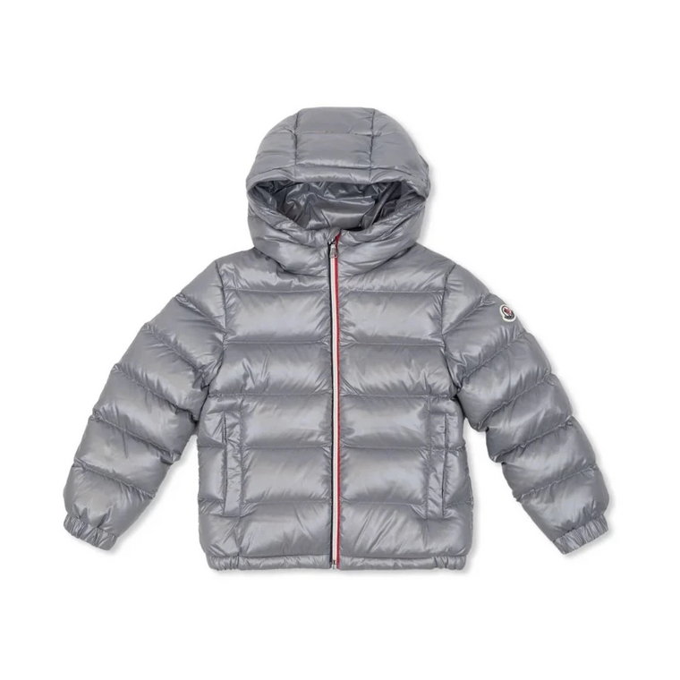 Szara Kurtka Puchowa New Aubert Moncler