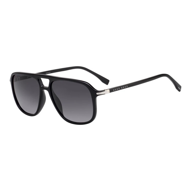Czarne/Szare Okulary przeciwsłoneczne Hugo Boss