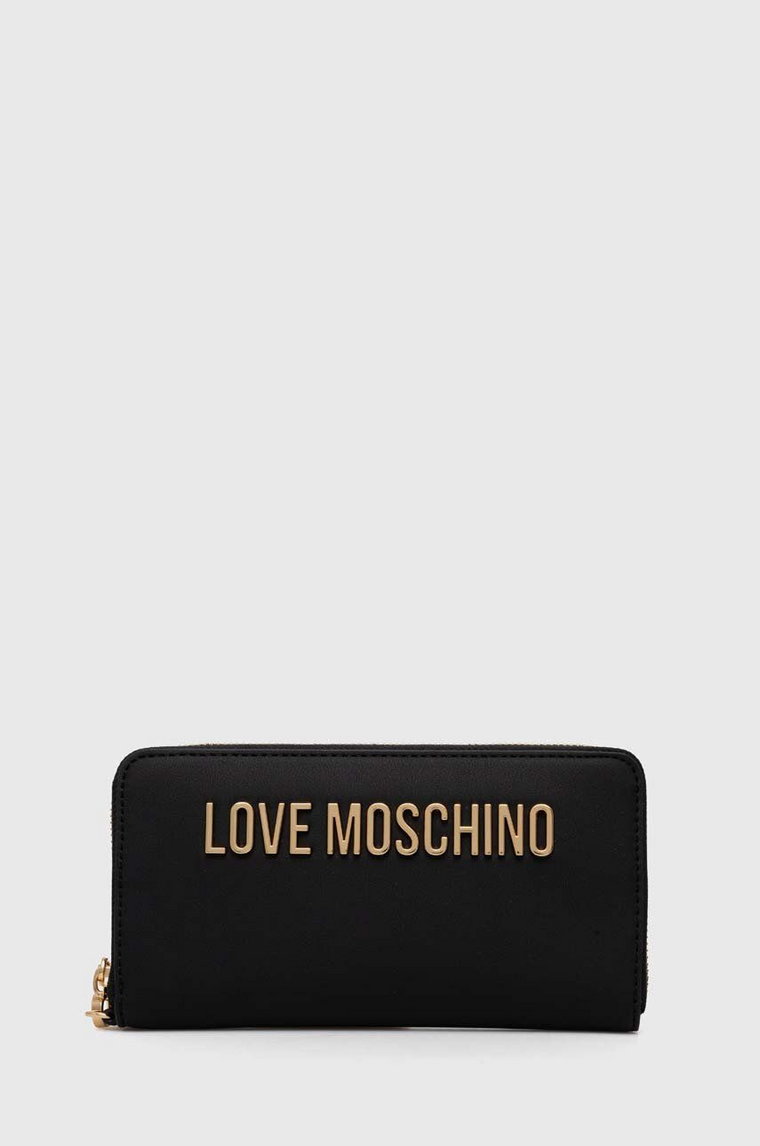 Love Moschino portfel damski kolor czarny JC5620PP1LKD0000