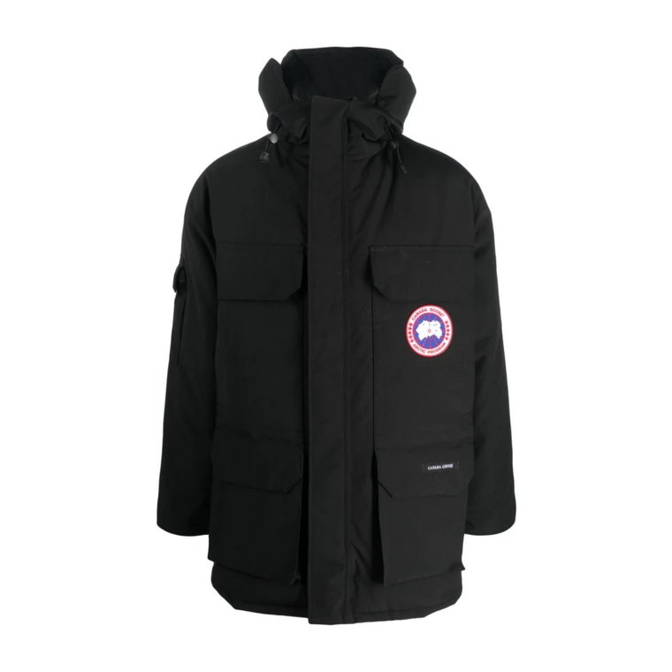 Czarna Parka z Kapturem Expedition Canada Goose