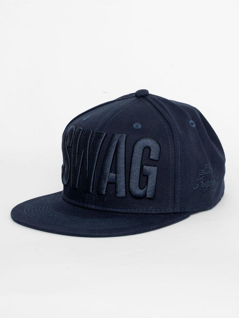 Czapka Z Daszkiem Snapback Granatowa Royal Blue Haft Swag