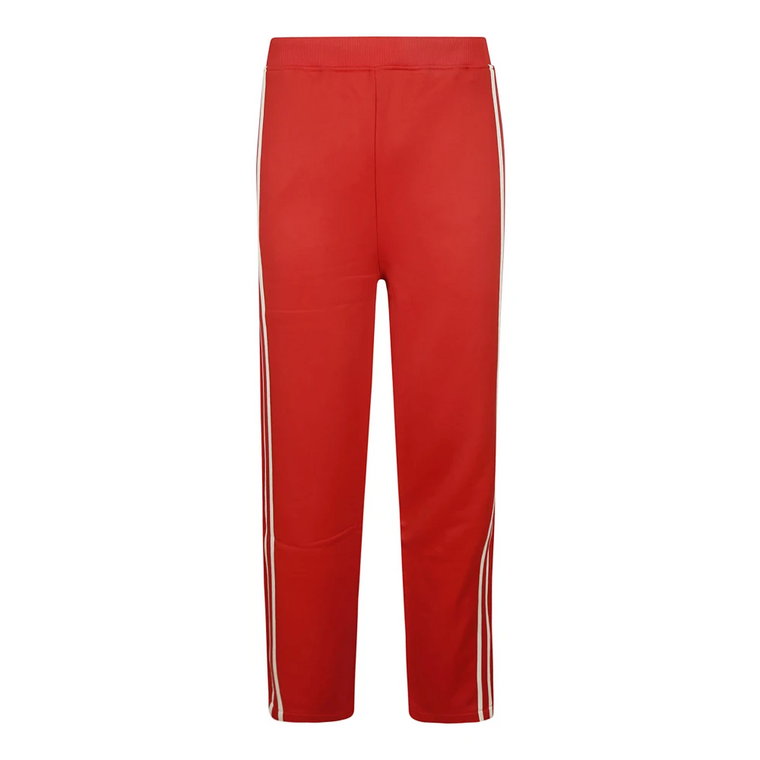 Czerwone Slim-fit Track Pants Ami Paris