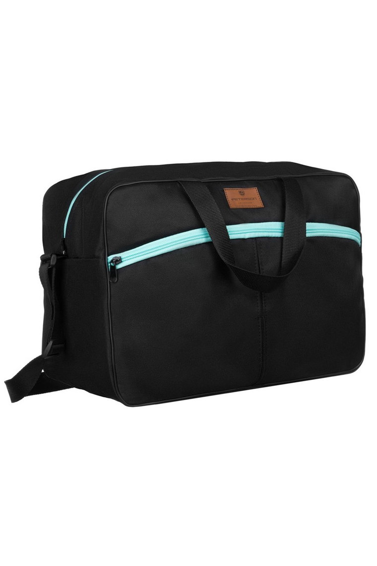 Mała torba podróżna na bagaż podręczny  Peterson BLACK-BLUE unisex