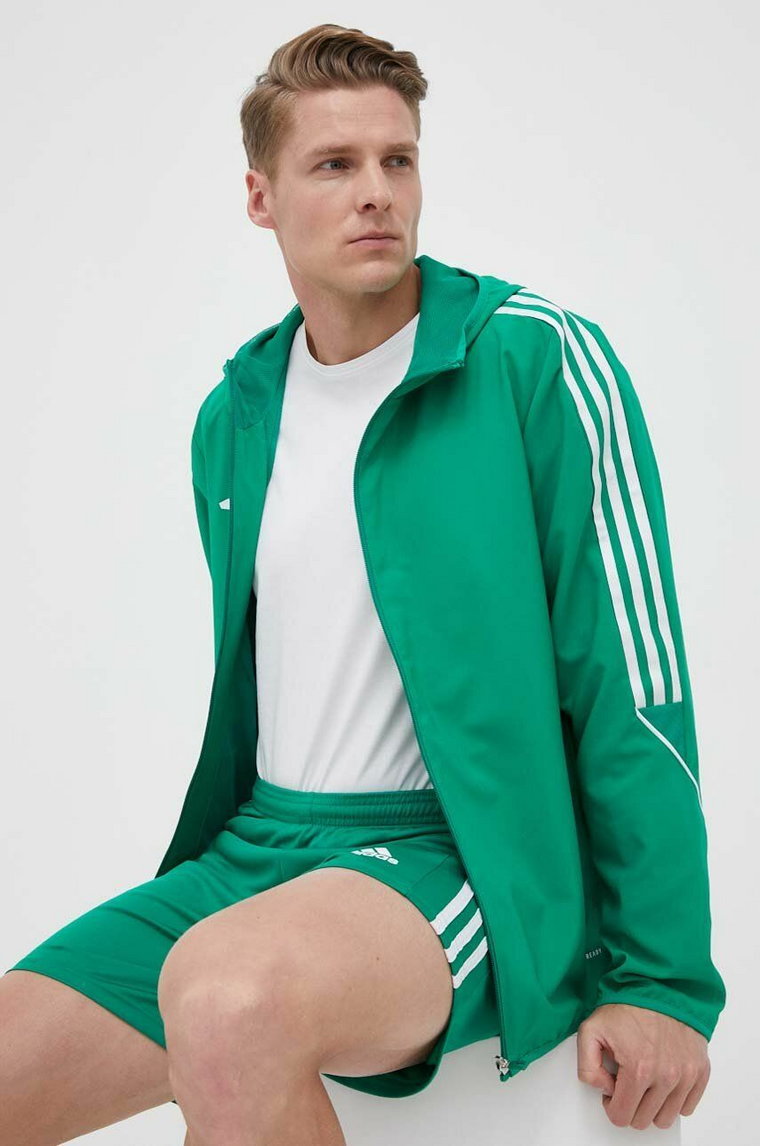 adidas Performance kurtka treningowa Tiro 23 kolor zielony przejściowa