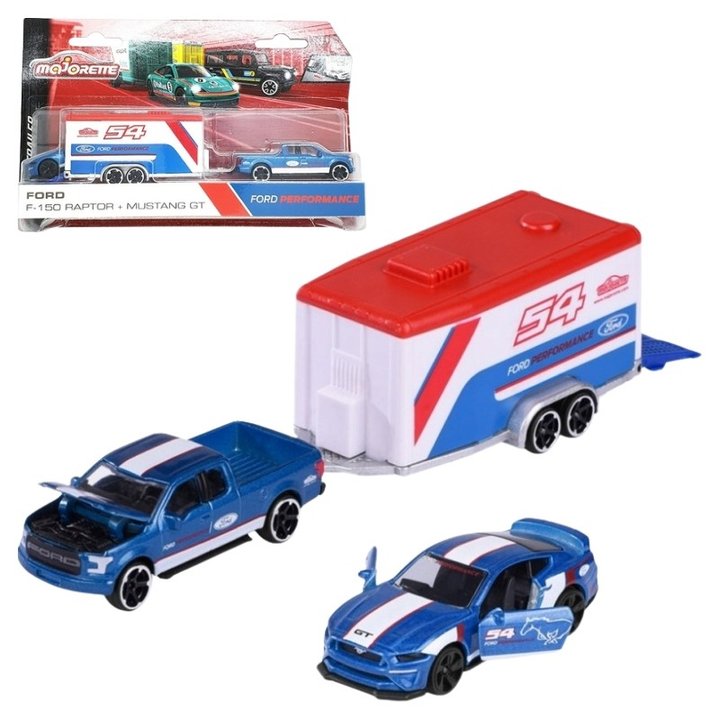 Simba Majorette Racing Deluxe Zestaw 2 Pojazdów + Przyczepa Autka ...