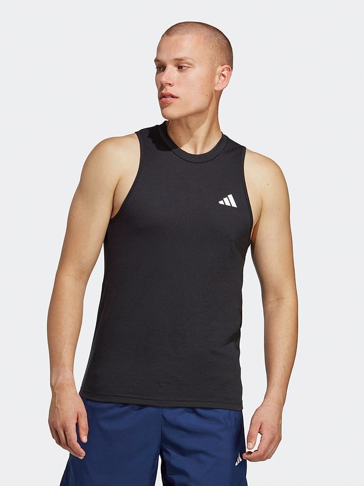 adidas Top sportowy w kolorze czarnym