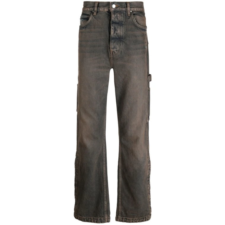 Stack Straight-Leg Jeans Amiri