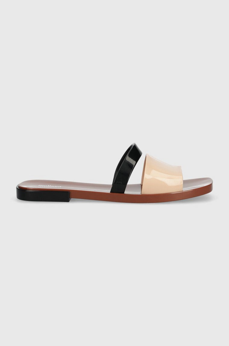 Melissa klapki MELISSA IVY SLIDE II AD damskie kolor brązowy M.33971.AQ325