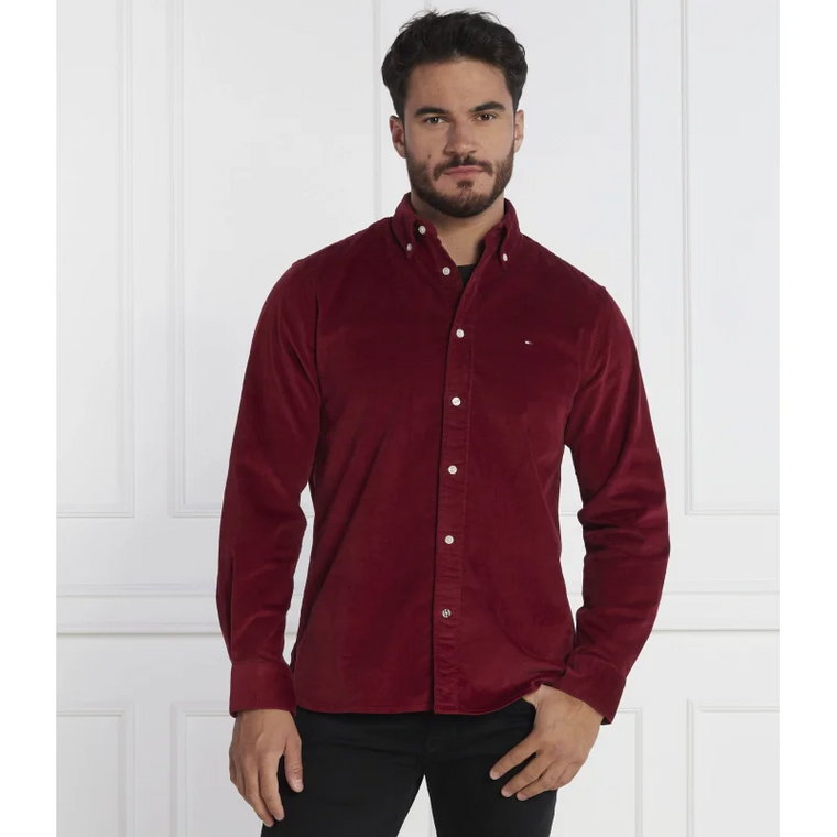 Tommy Hilfiger Koszula FLEX SOLID CORDUROY RF SHIRT | Regular Fit