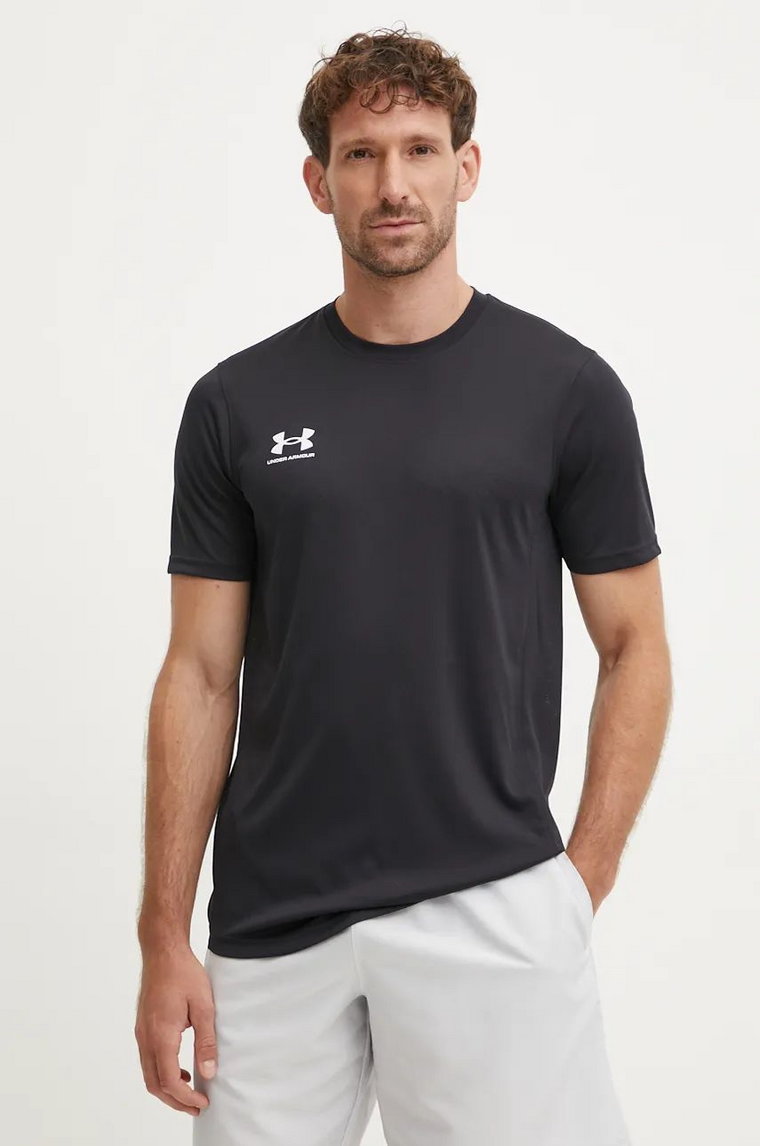 Under Armour t-shirt treningowy Challenger kolor czarny gładki 1379589