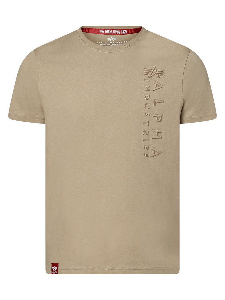 Alpha Industries - T-shirt męski, beżowy